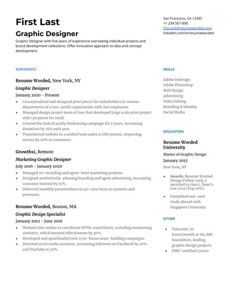 professional graphic design skills examples
