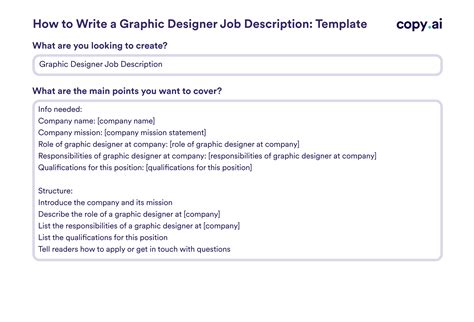 profile overview for graphic designer