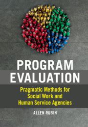 program evaluation pragmatic methods for social work and human service agencies