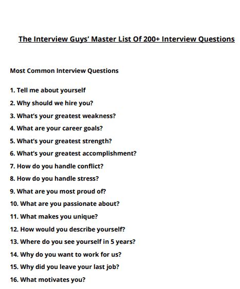 program manager interview questions and answers pdf free download