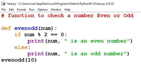 program to print even and odd numbers in python