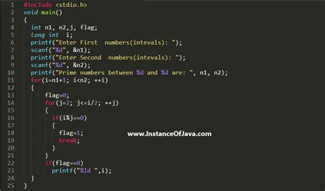 program to print prime numbers between 1 and 100