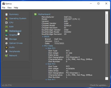 program to see your pc specs