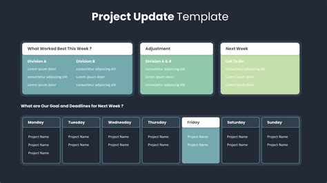 program update template powerpoint