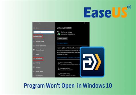 program will not open