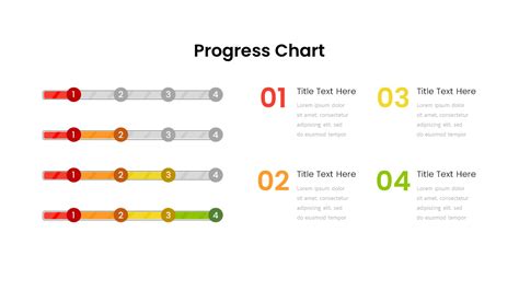 progress chart template ppt