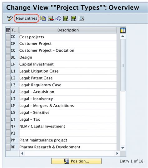 project code in sap