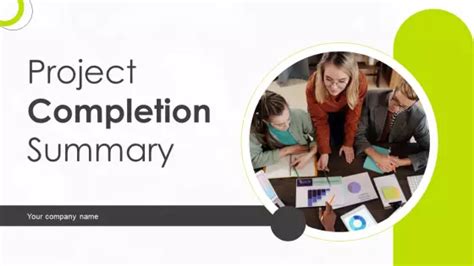 project completion ppt template
