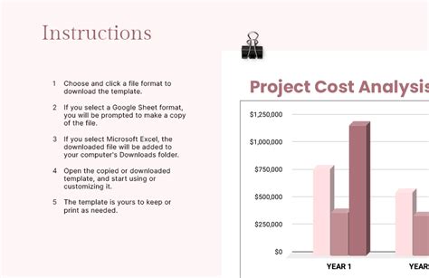 project cost analysis example
