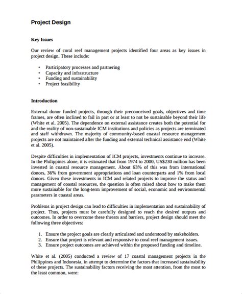 project design document example