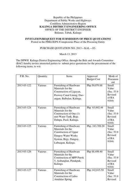 project impact analysis dpwh sample