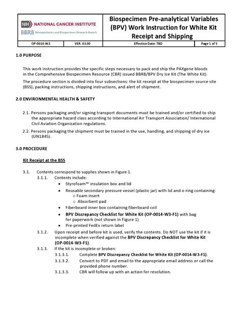 project instructions example