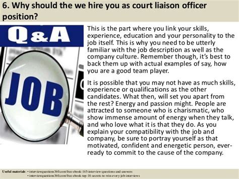 project liaison officer interview questions and answers pdf download