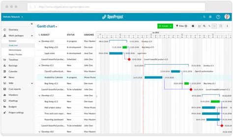 project management application examples