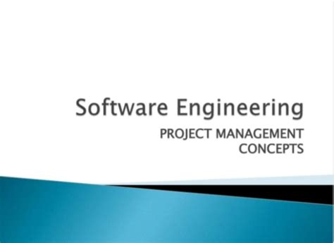 project management concepts in software engineering in hindi