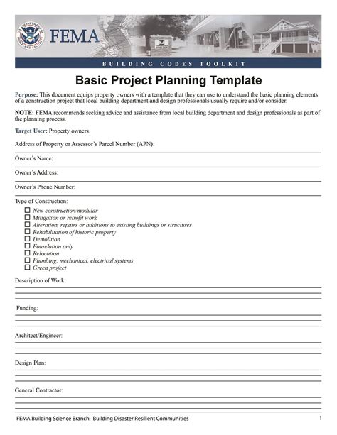 project plan word document