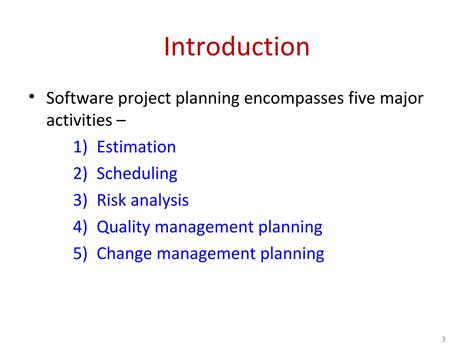 project planning in software engineering ppt