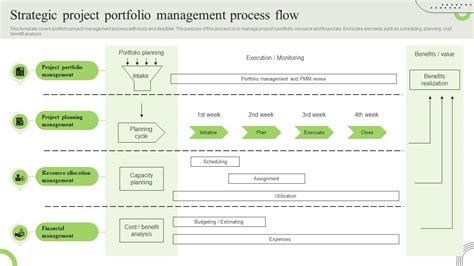 project portfolio management process flow chart