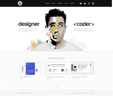 project portfolio website examples