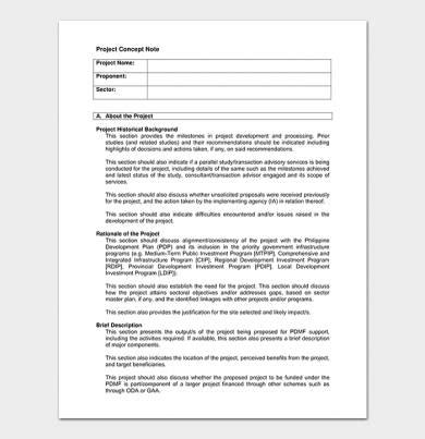 project proposal concept note template