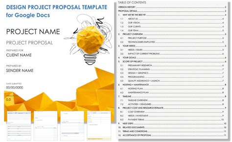 project proposal google doc template