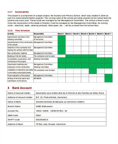 project proposal report template