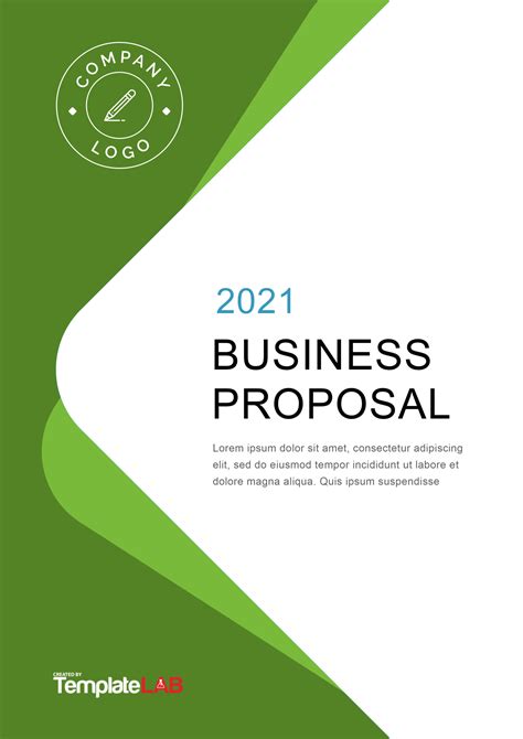 project proposal template cover page