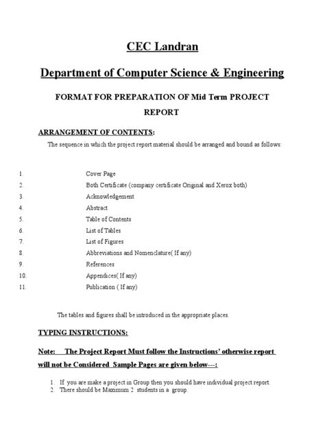 project report format docx