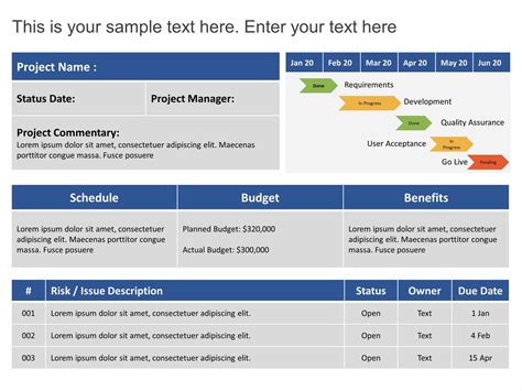 project report powerpoint template