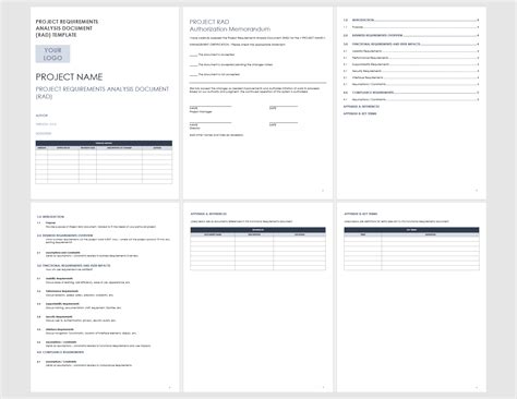 project requirements document template word