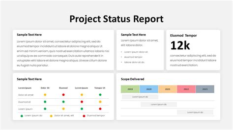 project status ppt slide
