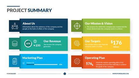 project summary ppt template free