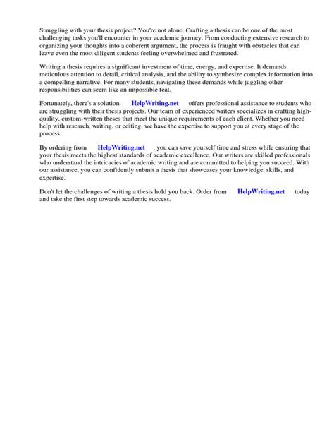 project thesis sample pdf