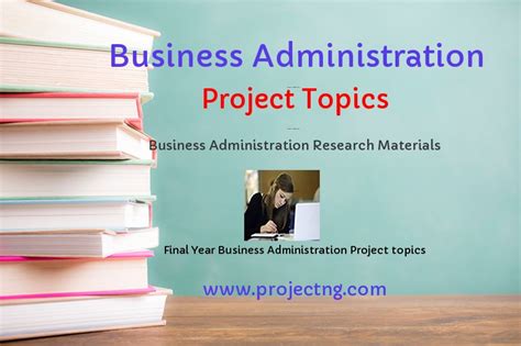 project topics for business administration pdf