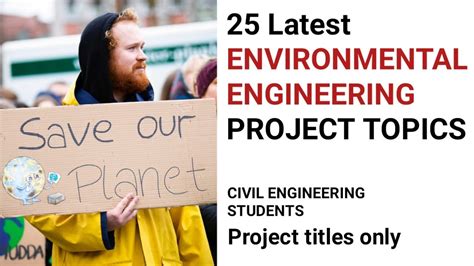 project topics for civil engineering on environmental