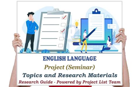 project work topics in english language