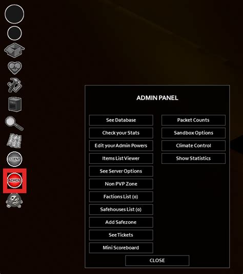 project zomboid dedicated server admin commands