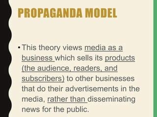 propaganda model theory examples
