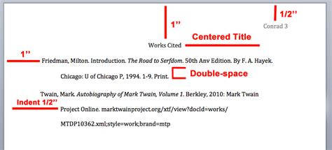 proper mla format works cited