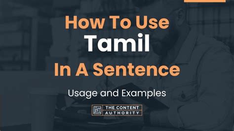 proposal meaning in tamil with example sentence