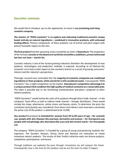 proposal overview example