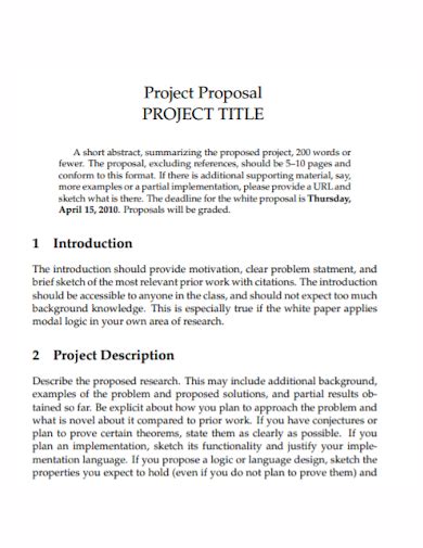 proposal title examples for students