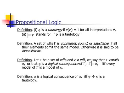 propositional logic definition