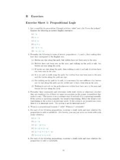 propositional logic exercises with answers pdf