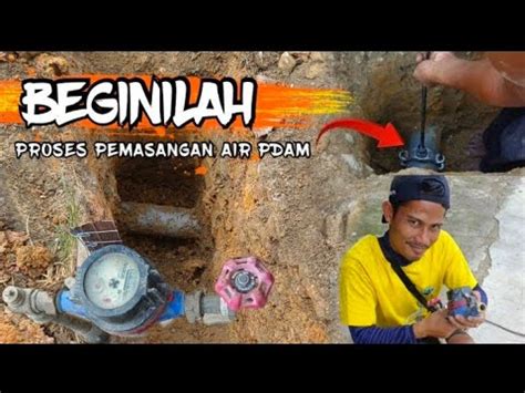 proses pemasangan PDAM