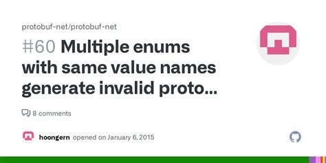 protobuf multiple enums with same value