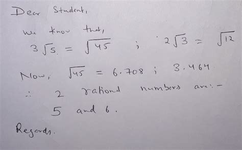 prove that 2 3 root 5 is a rational number