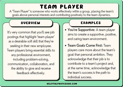 provide examples of the candidate's interpersonal team player skills