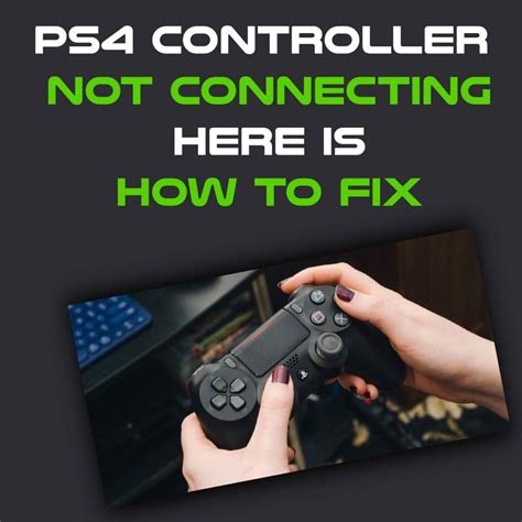 ps4 controller not connecting even when plugged in
