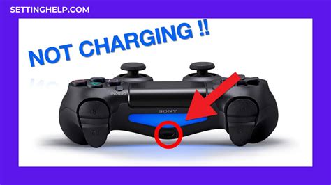ps4 controller not flashing when charging